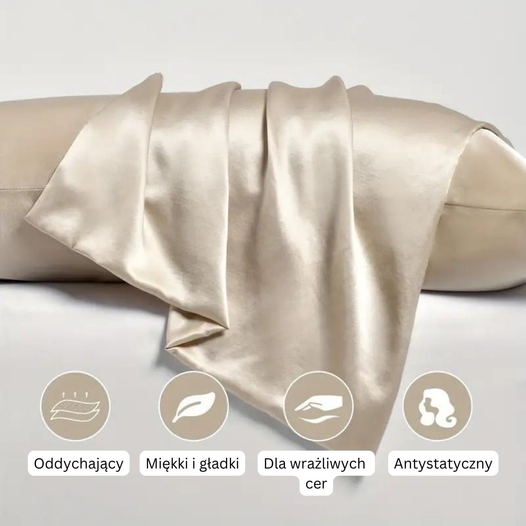 SLEEP SET - zestaw dwóch jedwabnych poszewek
