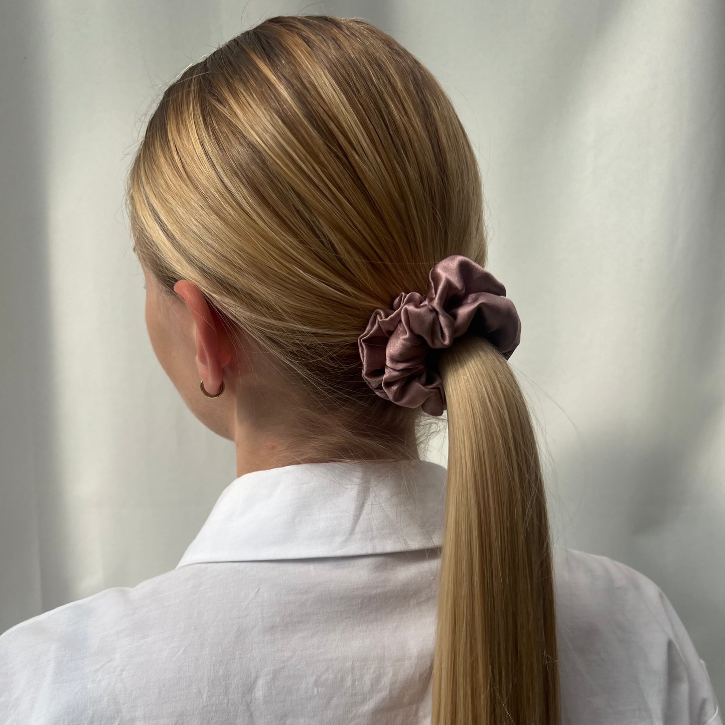 Jedwabna gumka MINI - lawenda