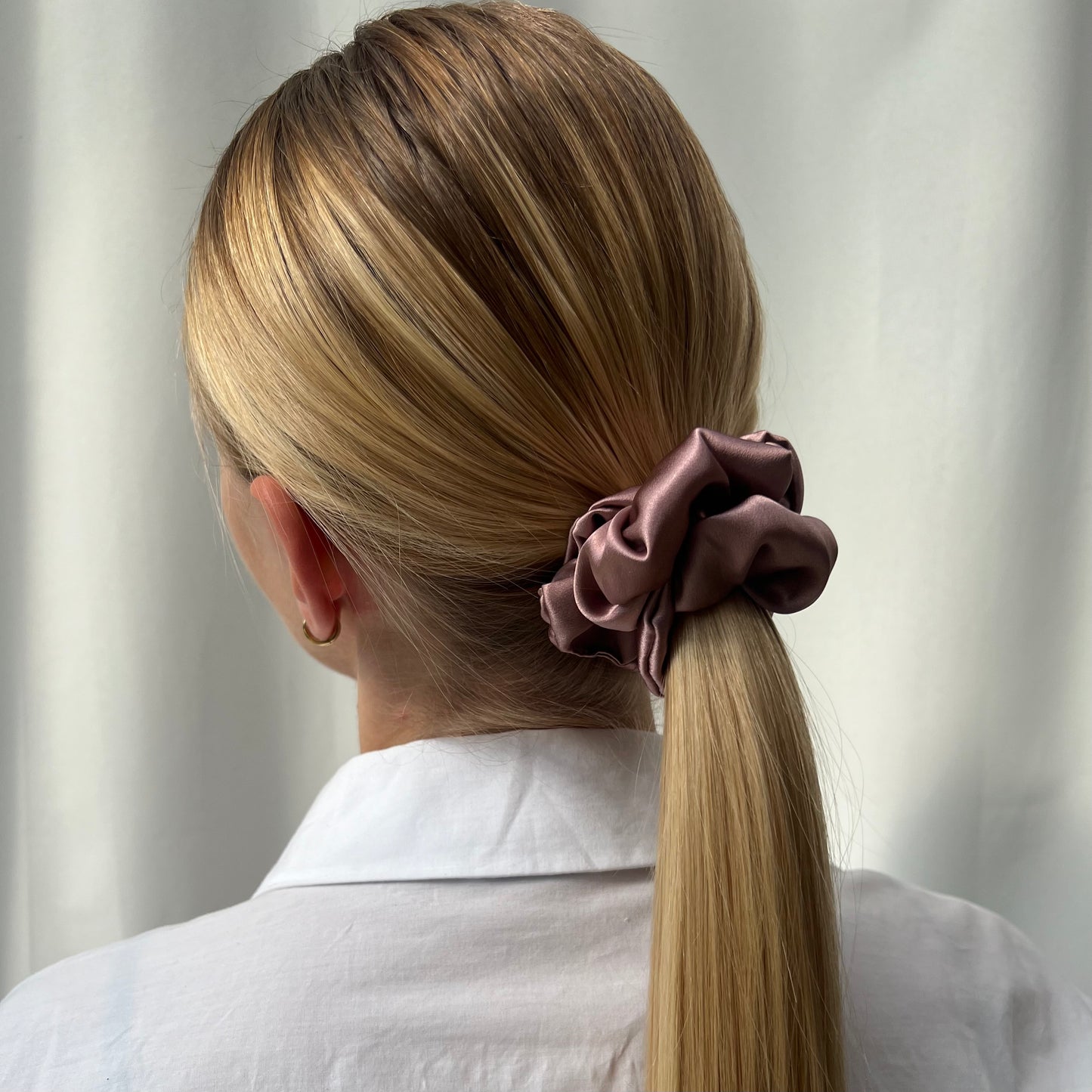 Jedwabna gumka STANDARD - lawenda