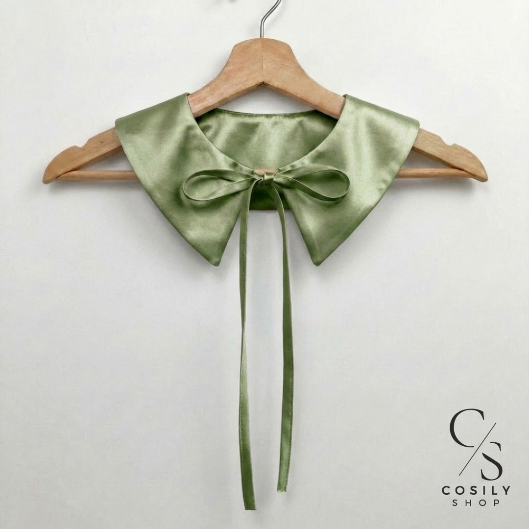 Jedwabny kołnierzyk dopinany - REGULAR