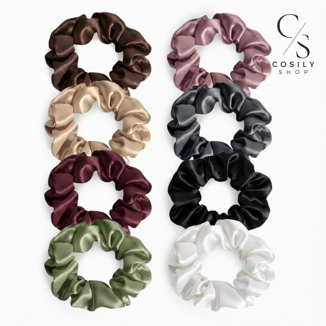 Zestaw trzech jedwabnych gumek - MINI