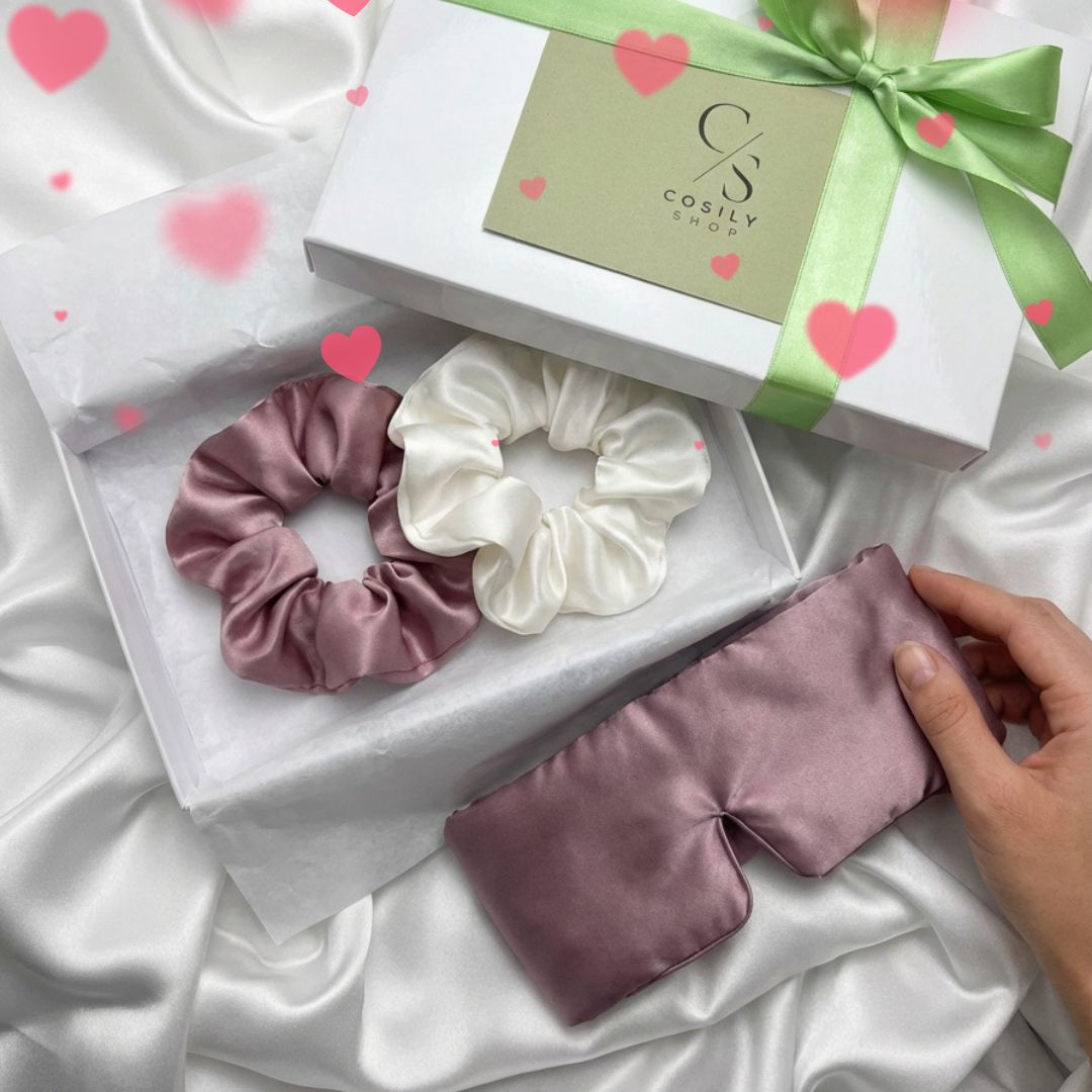 jedwabny zestaw prezentowy