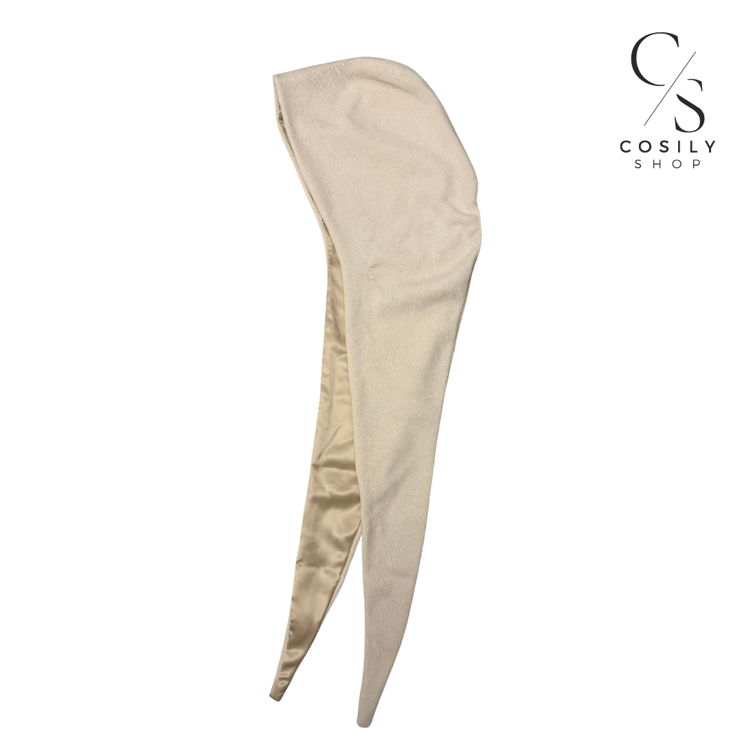 Wełniany Kaptur z wiązaniem z Jedwabną Podszewką Sophie Hood