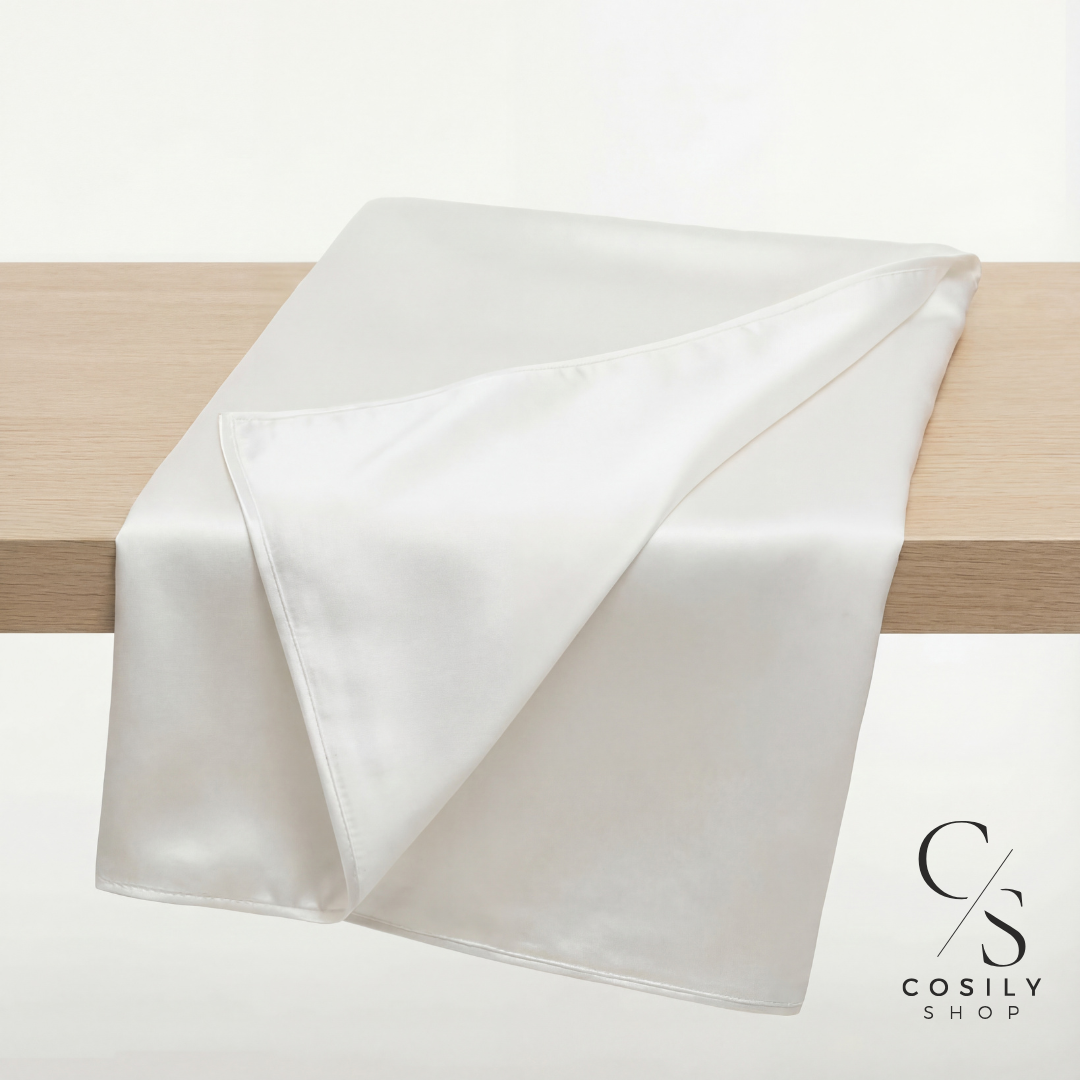 Dwustronny jedwabny ręcznik z bambusem Cosily Shop