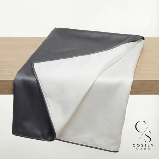 Dwustronny jedwabny ręcznik z bambusem Cosily Shop