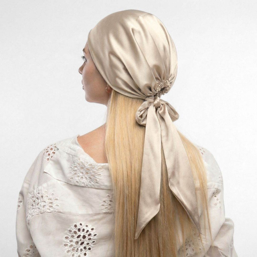 jedwabna chusta piratka z wiązaniem cosily shop