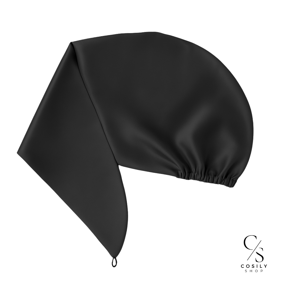 jedwabny turban do włosów