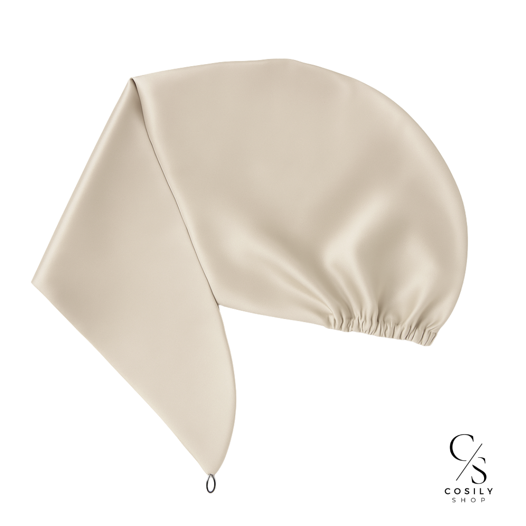 jedwabny turban do włosów
