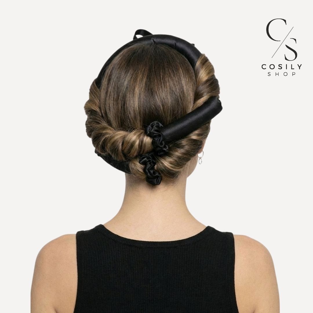 jedwabny wałek do włosów